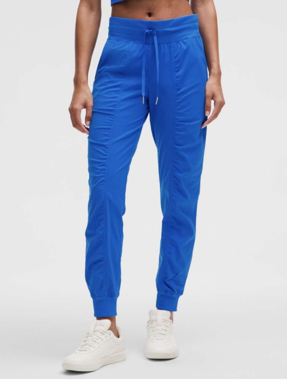 2 Lululemon Dance Studio Mid-Rise Joggers Full Length Cerulean Blue W5ENMS women